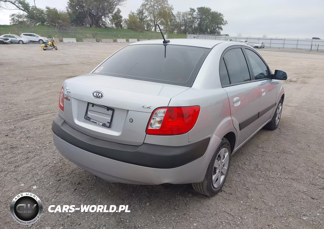 2009 Kia Rio Lx VIN:KNADE223096550621 - 4