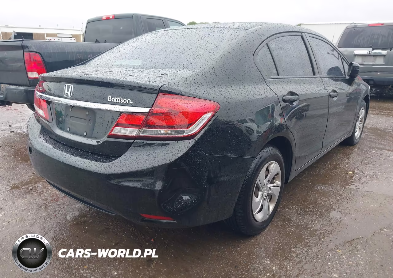 2014 Honda Civic Lx VIN:19XFB2F50EE074746 - 4