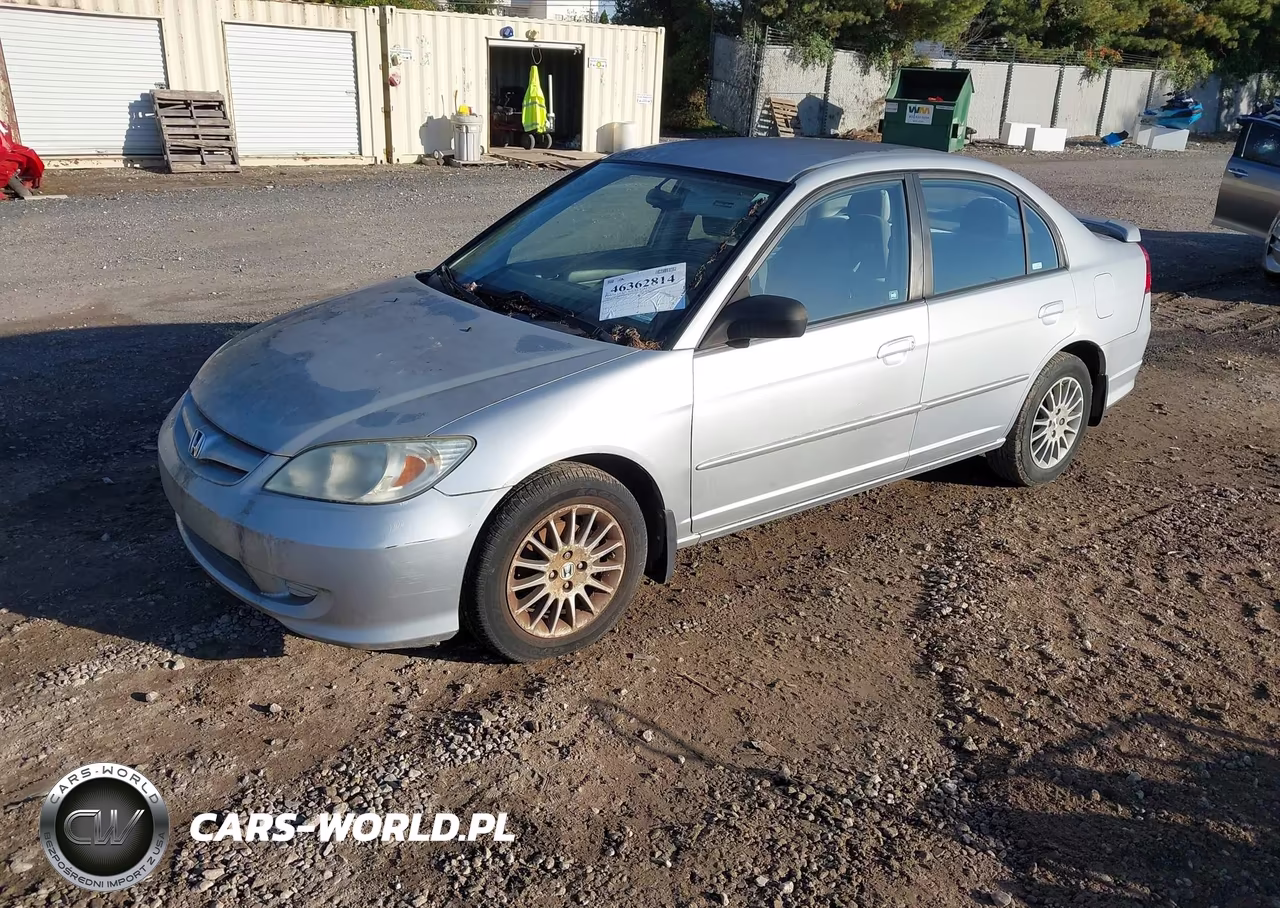 2005 Honda Civic Lx VIN:2HGES16525H618160 - 2