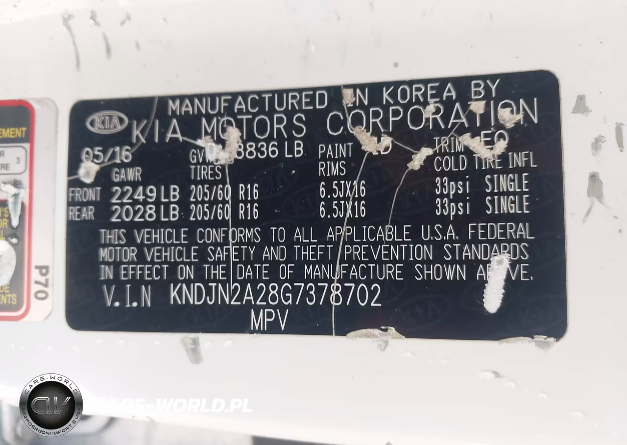 2016 Kia Soul VIN:KNDJN2A28G7378702 - 9