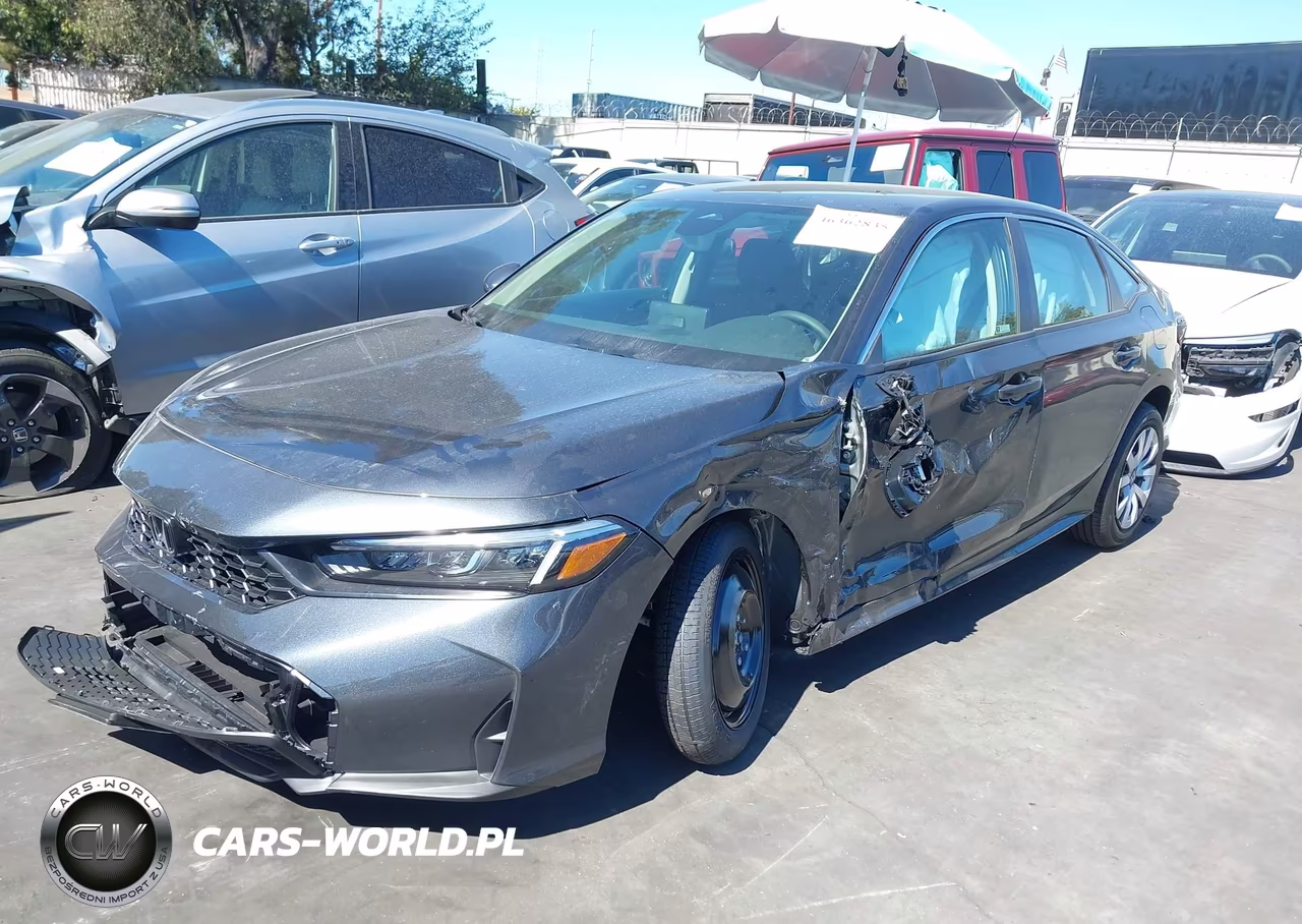 2026 Honda Civic Lx VIN:2HGFE2F29TH627779 - 2