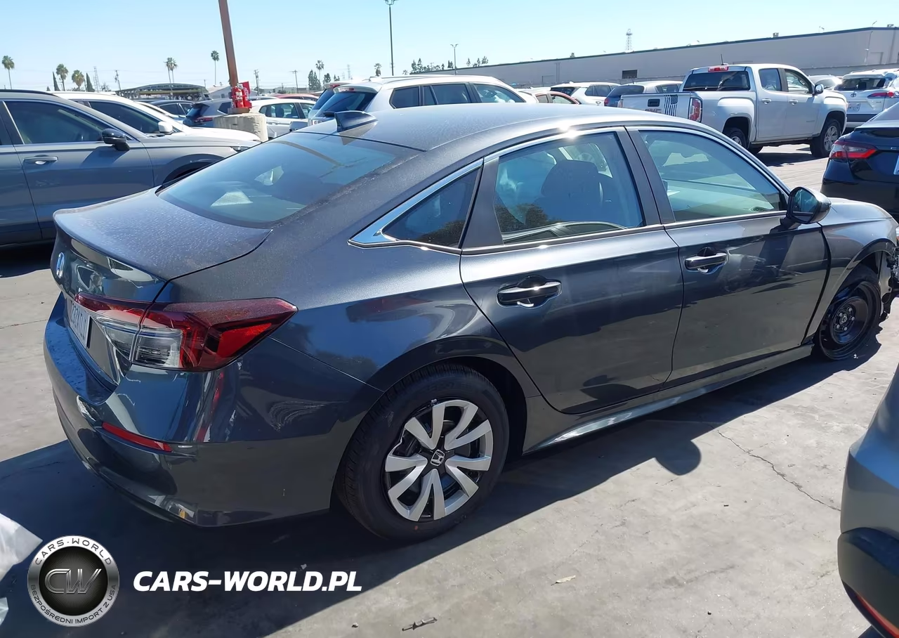 2026 Honda Civic Lx VIN:2HGFE2F29TH627779 - 4