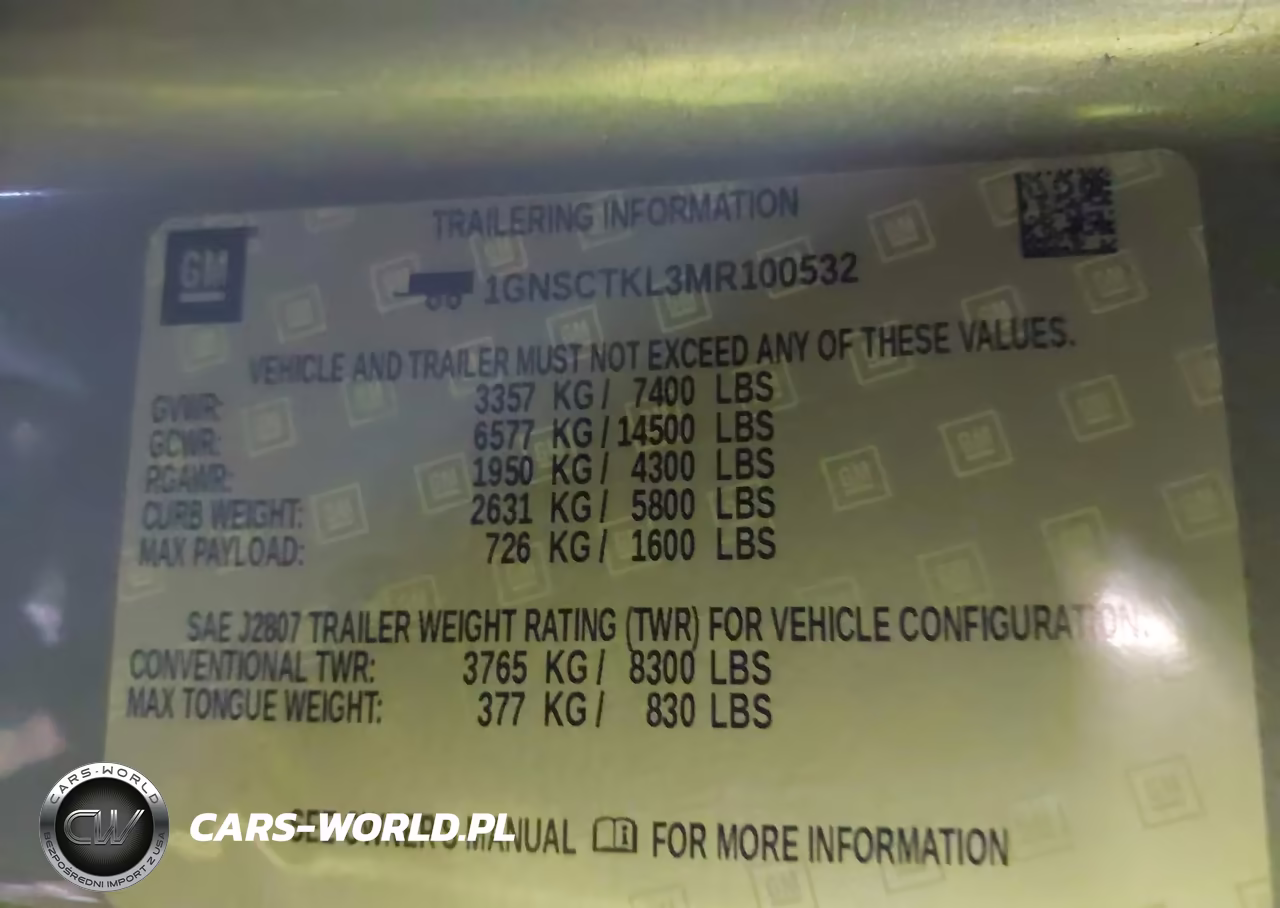 2021 Chevrolet Tahoe 2Wd High Country VIN:1GNSCTKL3MR100532 - 9