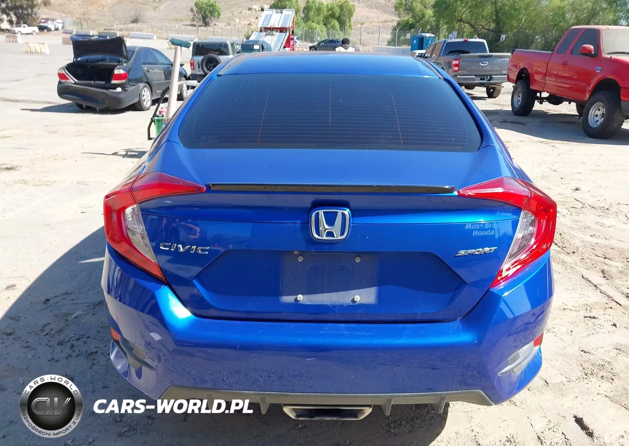 2019 Honda Civic Sport VIN:2HGFC2F80KH551748 - 16
