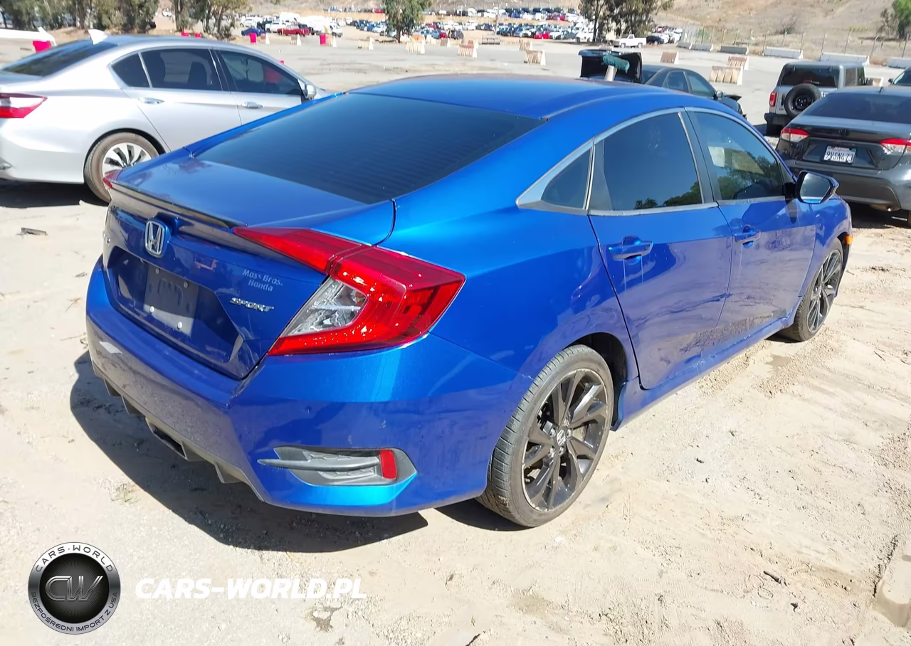 2019 Honda Civic Sport VIN:2HGFC2F80KH551748 - 4