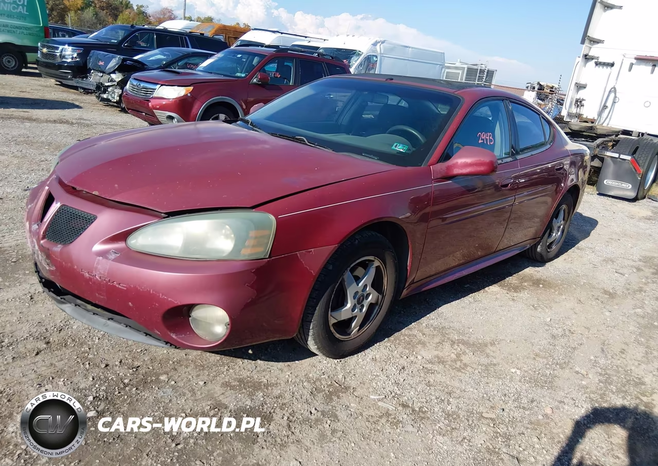 2004 Pontiac Grand Prix Gt1 VIN:2G2WP522741227654 - 2