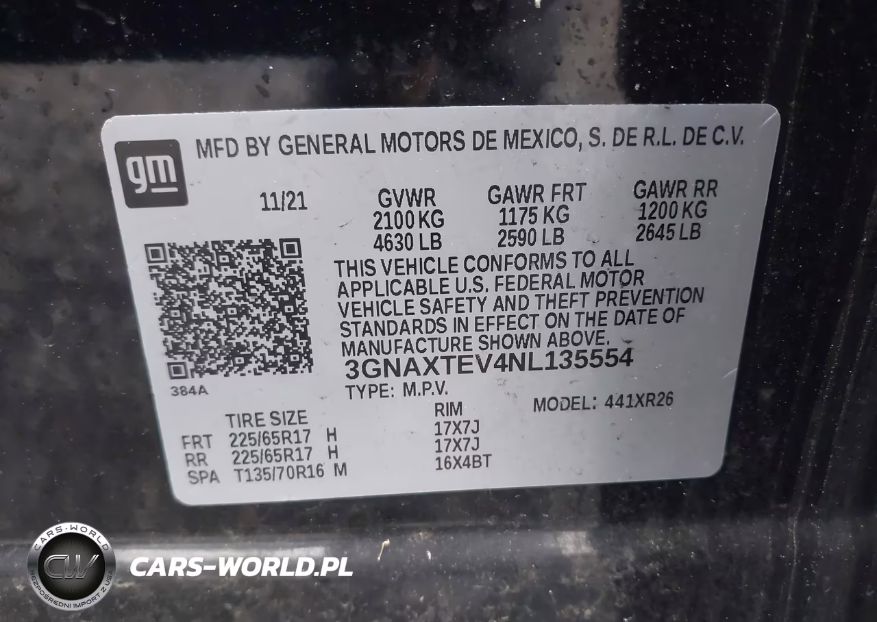 2022 Chevrolet Equinox Awd 2Fl VIN:3GNAXTEV4NL135554 - 9