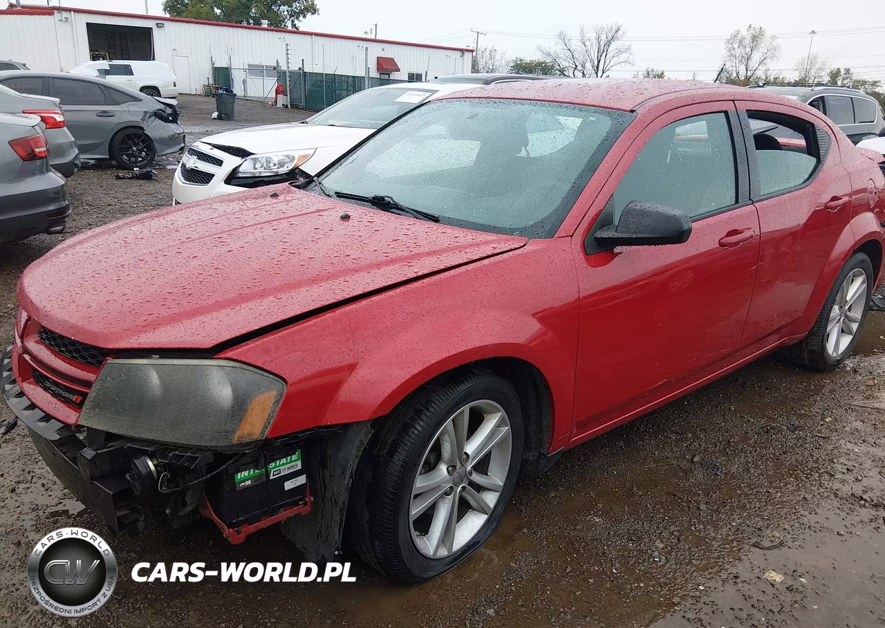 2014 Dodge Avenger Se VIN:1C3CDZAB8EN162012 - 2