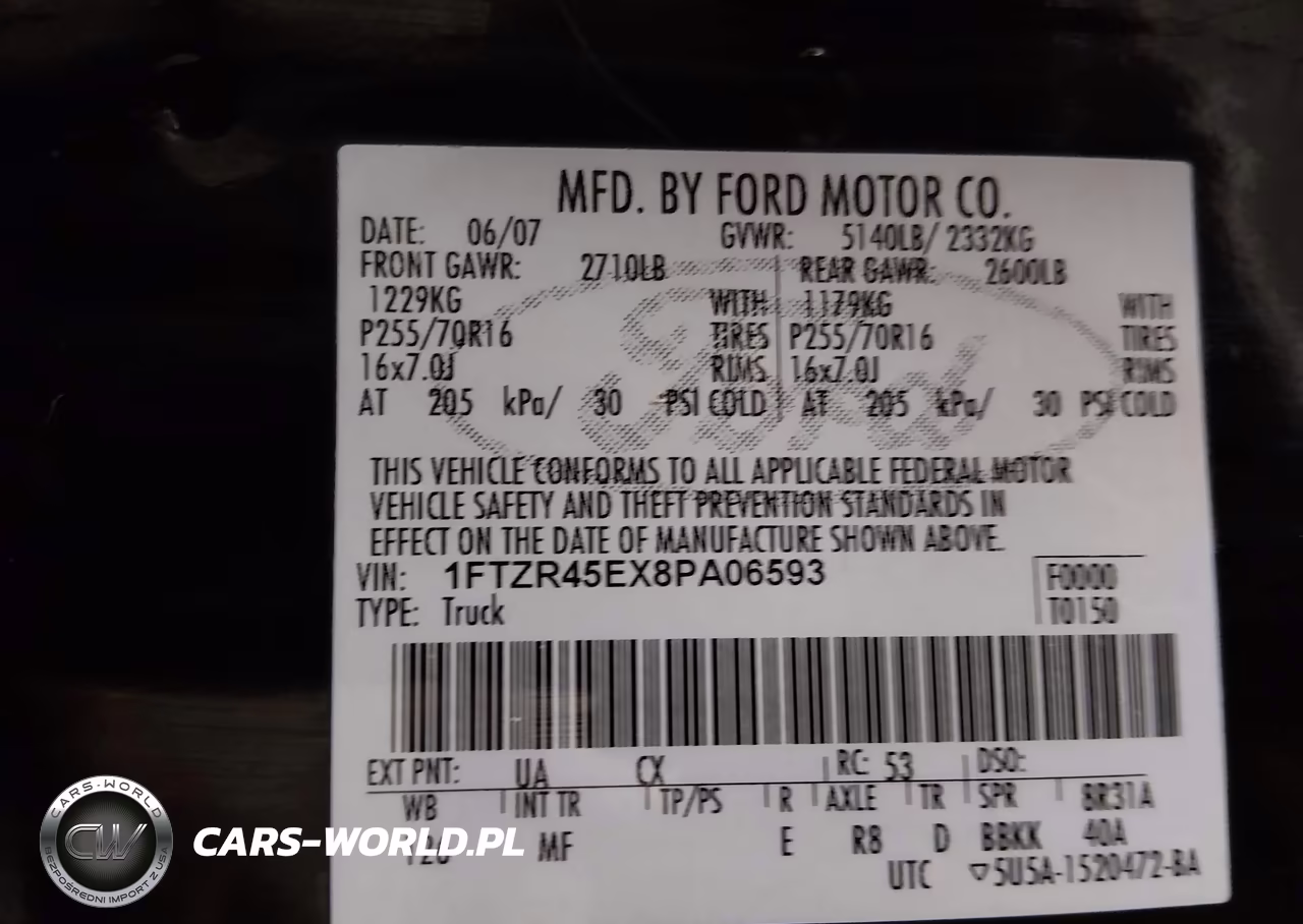 2008 Ford Ranger Fx4 Off-Road-Sport-Xlt VIN:1FTZR45EX8PA06593 - 9