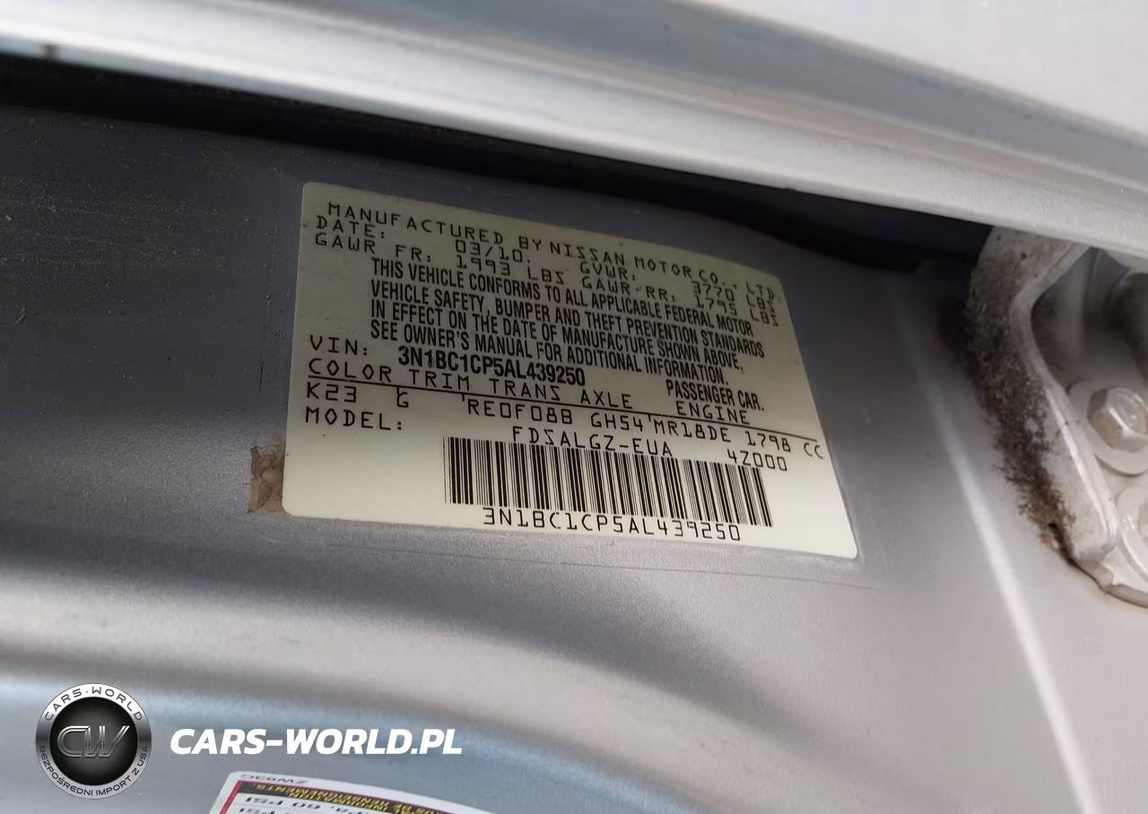 2010 Nissan Versa 1.8Sl VIN:3N1BC1CP5AL439250 - 9
