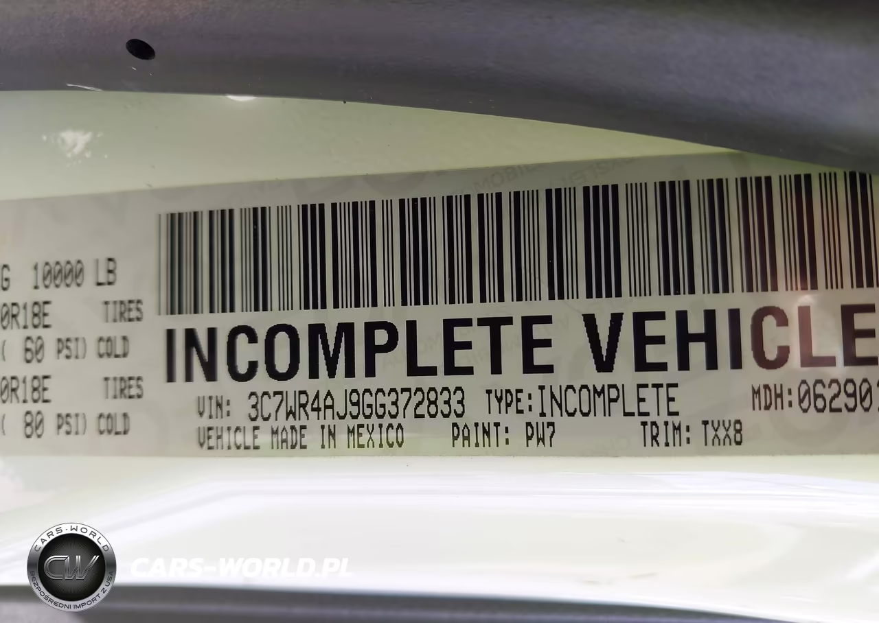 2016 Ram 2500 Tradesman VIN:3C7WR4AJ9GG372833 - 9