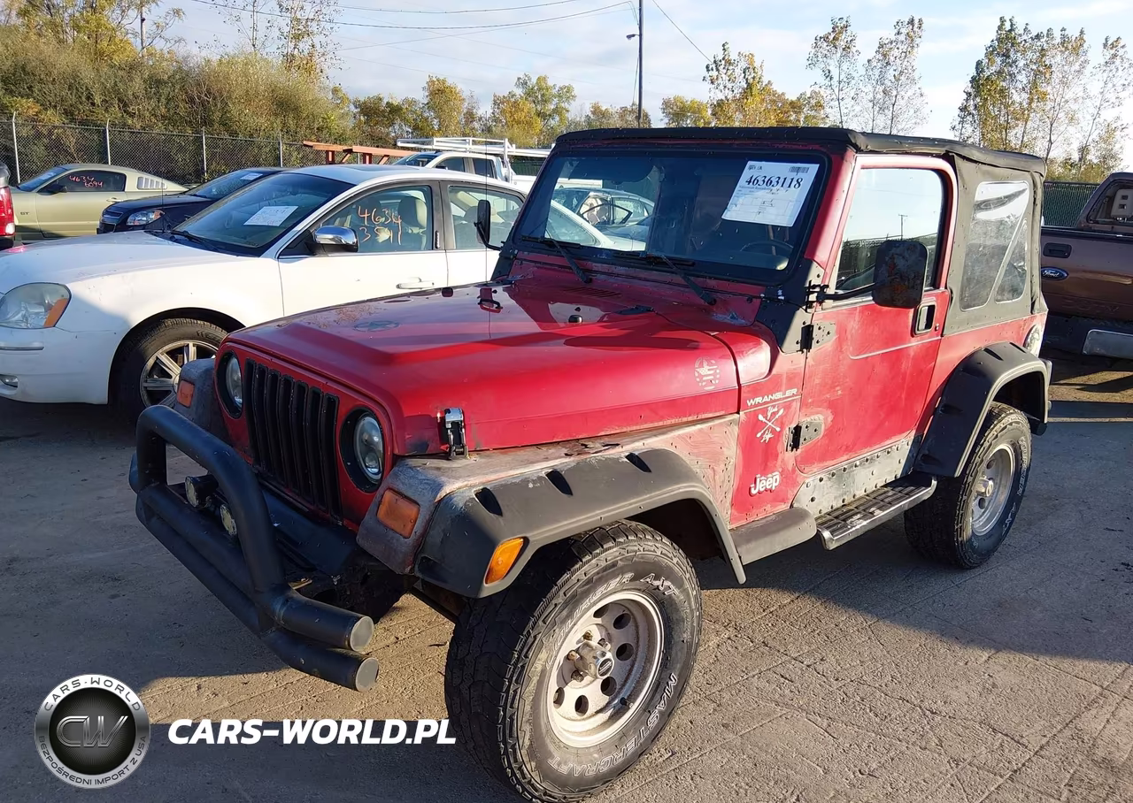 2000 Jeep Wrangler Se VIN:1J4FA29PXYP724035 - 2