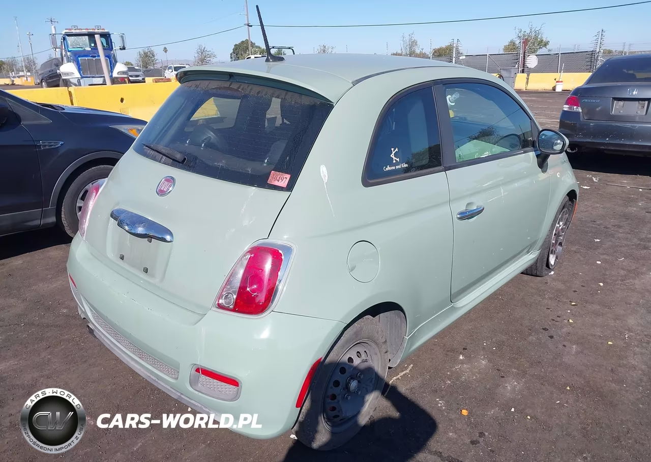 2013 Fiat 500 Sport VIN:3C3CFFBR1DT737182 - 4