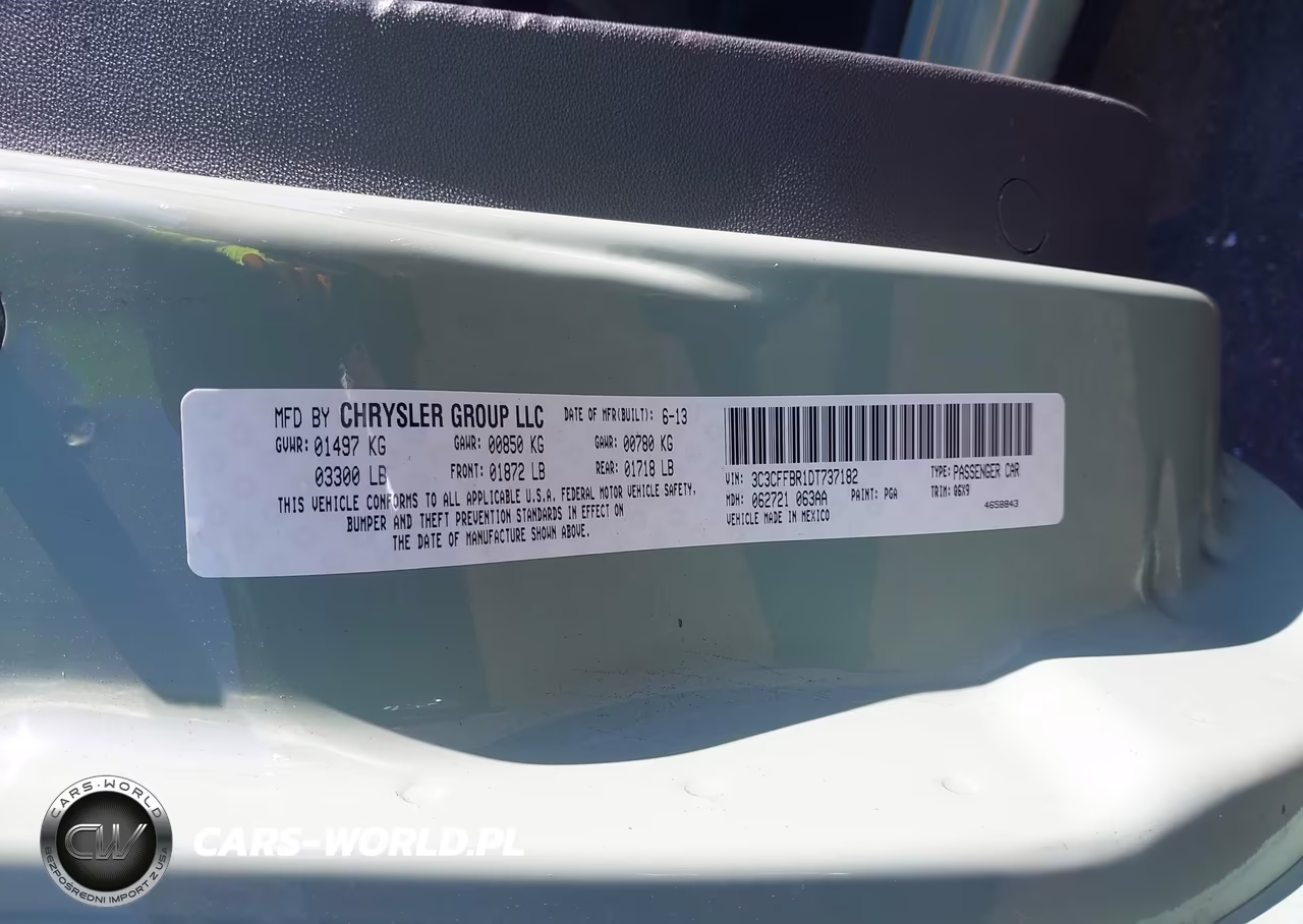 2013 Fiat 500 Sport VIN:3C3CFFBR1DT737182 - 9