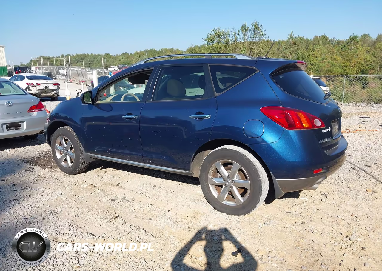 2010 Nissan Murano Sl VIN:JN8AZ1MU0AW019521 - 2