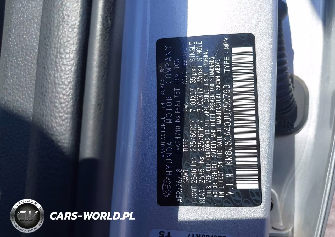 2018 Hyundai Tucson Sel VIN:KM8J3CA40JU750793 - 9