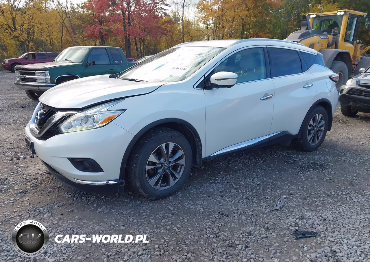 2016 Nissan Murano Sl VIN:5N1AZ2MH5GN139233 - 2
