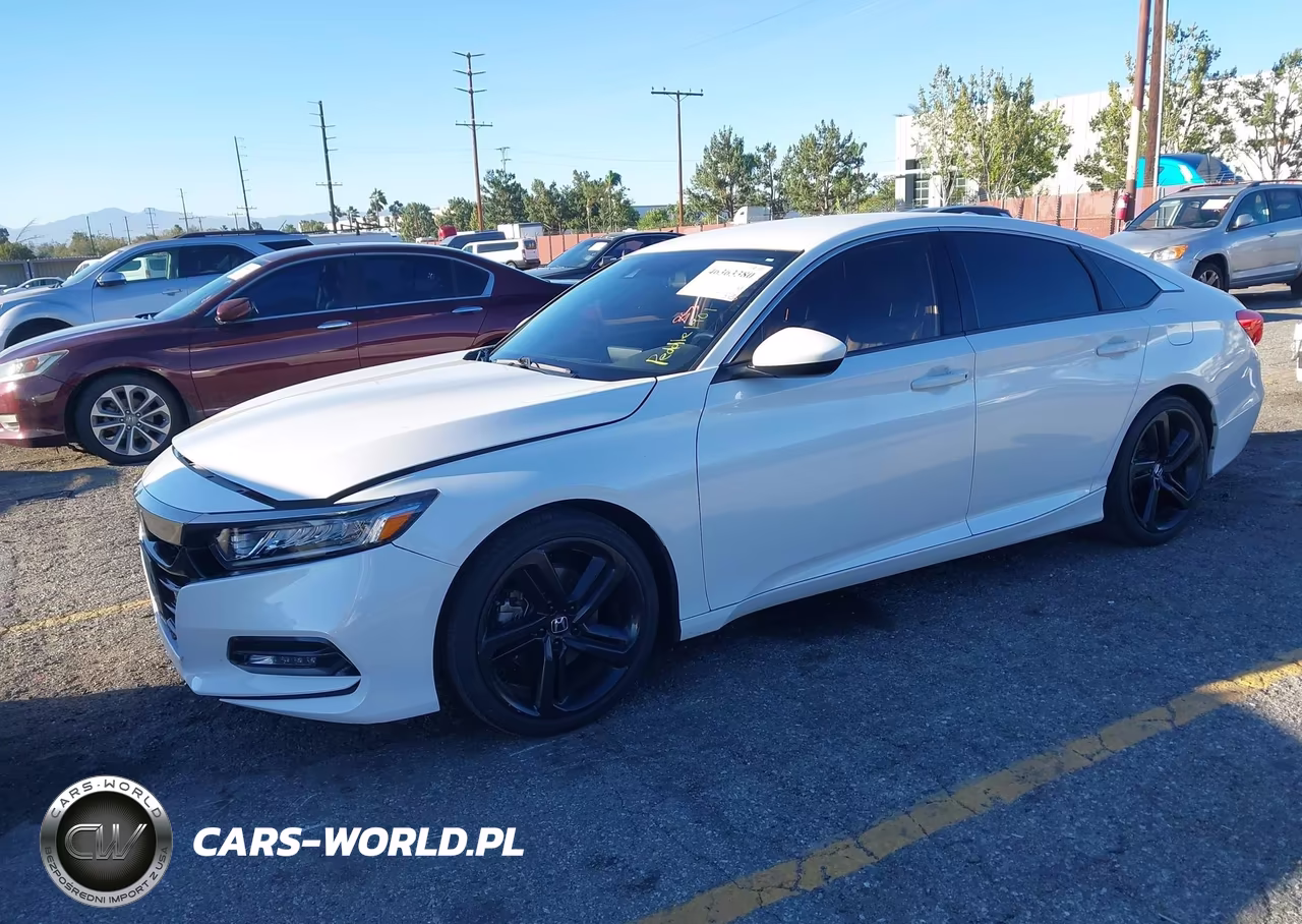 2018 Honda Accord Sport VIN:1HGCV1F37JA201901 - 2