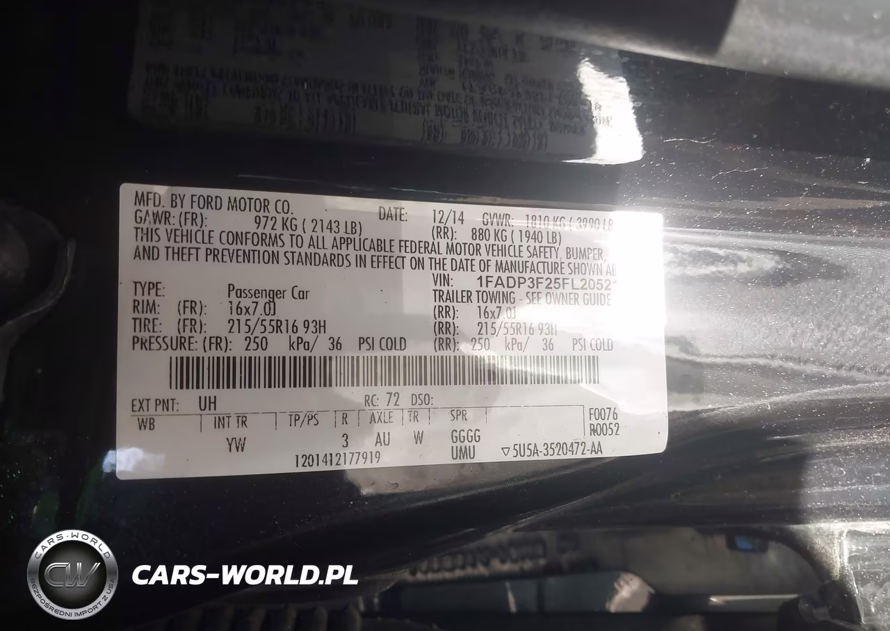 2015 Ford Focus Se VIN:1FADP3F25FL205219 - 9