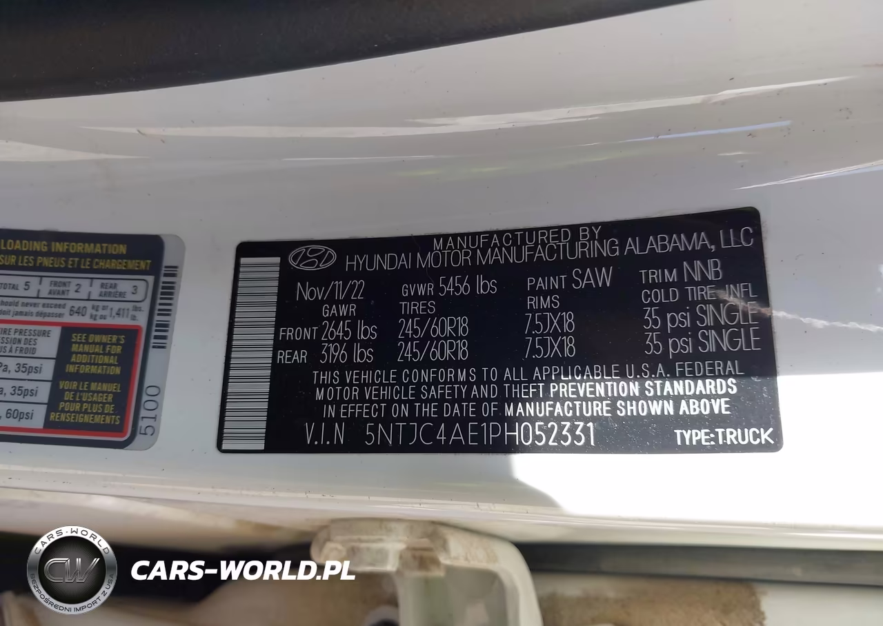 2023 Hyundai Santa Cruz Sel VIN:5NTJC4AE1PH052331 - 9