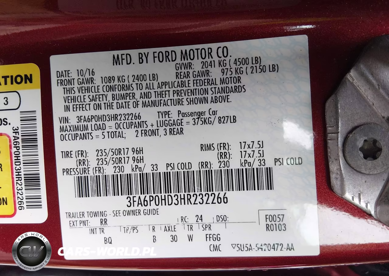 2017 Ford Fusion Se VIN:3FA6P0HD3HR232266 - 9