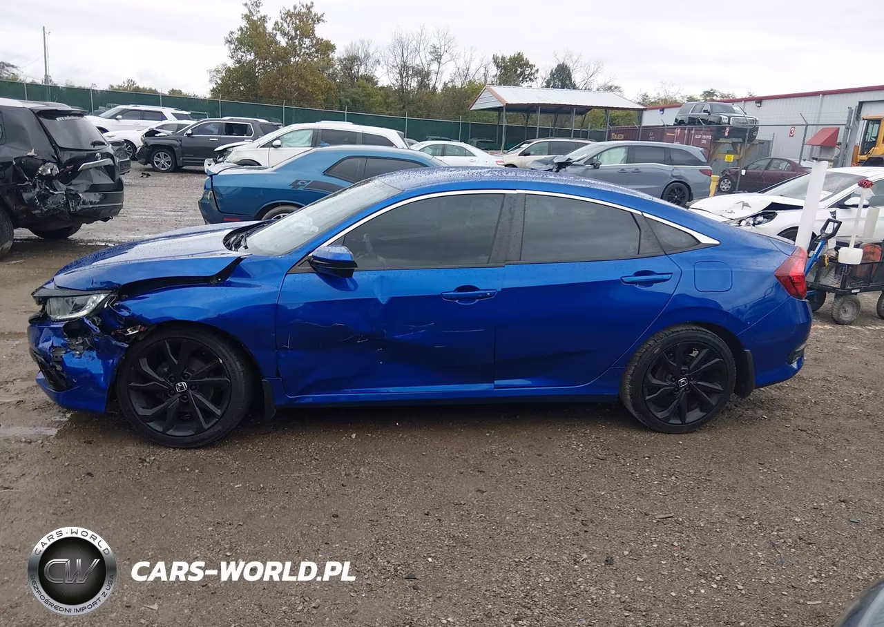 2020 Honda Civic Sport VIN:2HGFC2F87LH594999 - 14