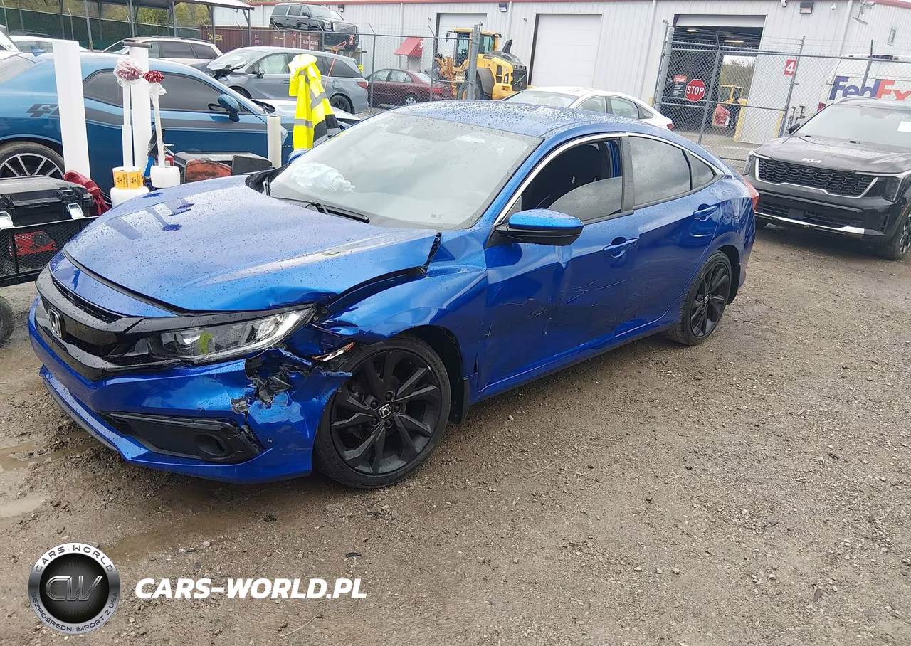 2020 Honda Civic Sport VIN:2HGFC2F87LH594999 - 2