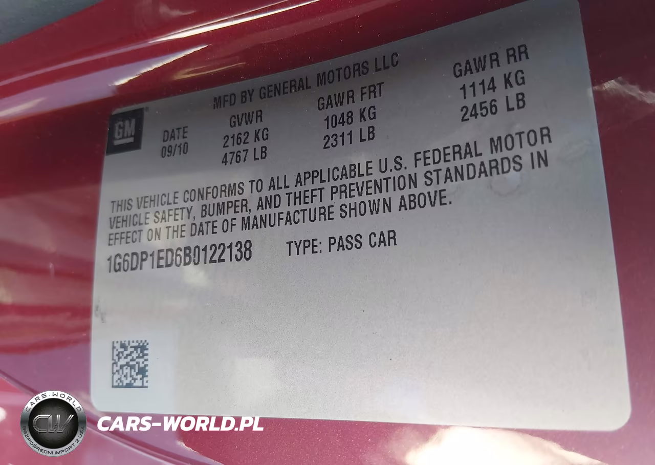 2011 Cadillac Cts Premium VIN:1G6DP1ED6B0122138 - 9