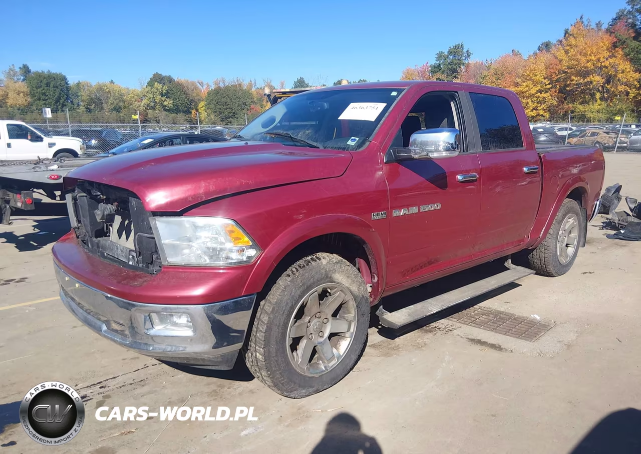 2012 Ram 1500 Laramie VIN:1C6RD7NT0CS279182 - 2