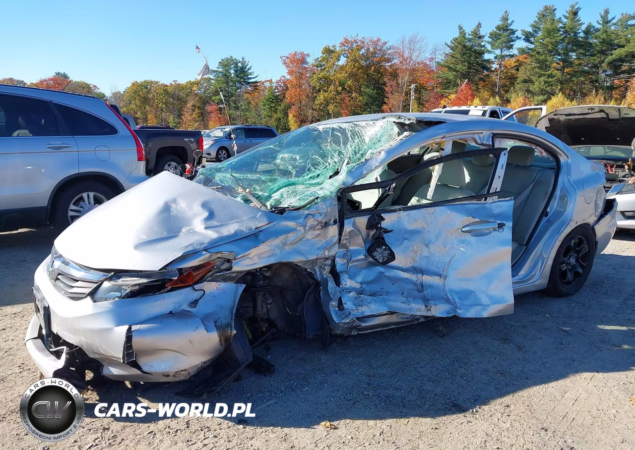 2012 Honda Civic Lx VIN:19XFB2F59CE356963 - 2