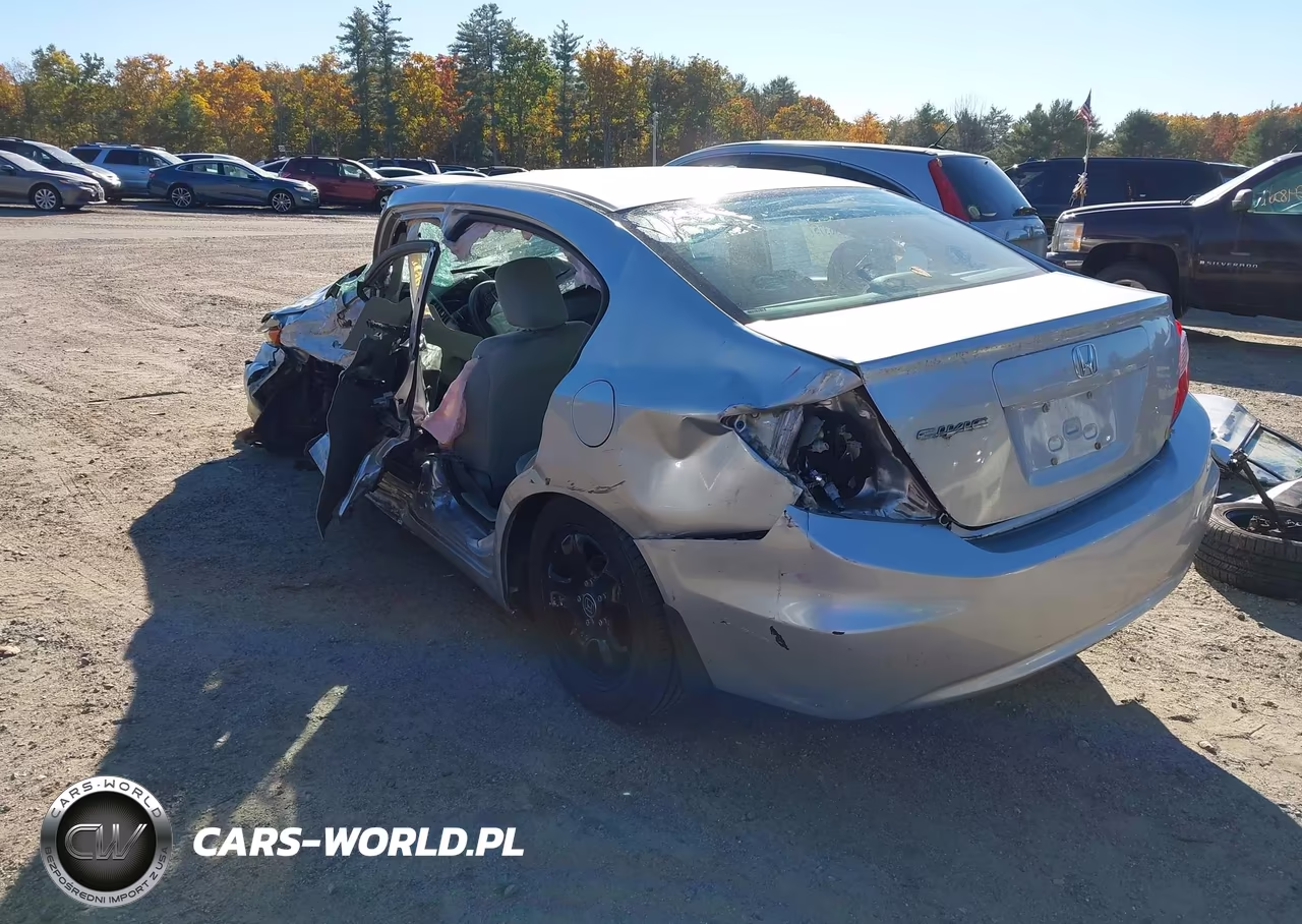 2012 Honda Civic Lx VIN:19XFB2F59CE356963 - 3