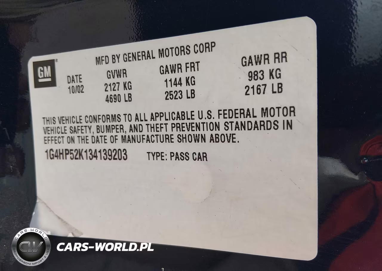 2003 Buick Lesabre Custom VIN:1G4HP52K134139203 - 9