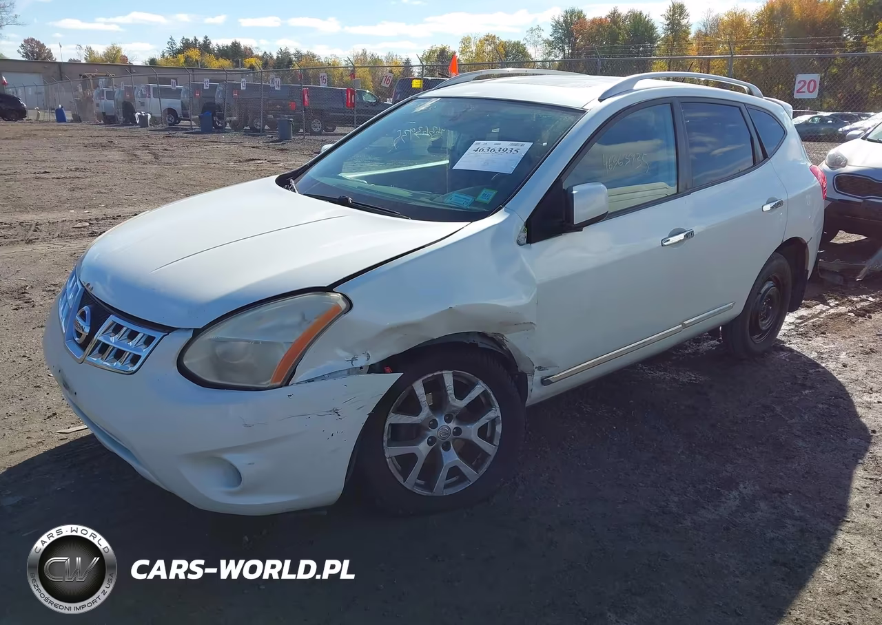 2011 Nissan Rogue Sv VIN:JN8AS5MV4BW255191 - 2