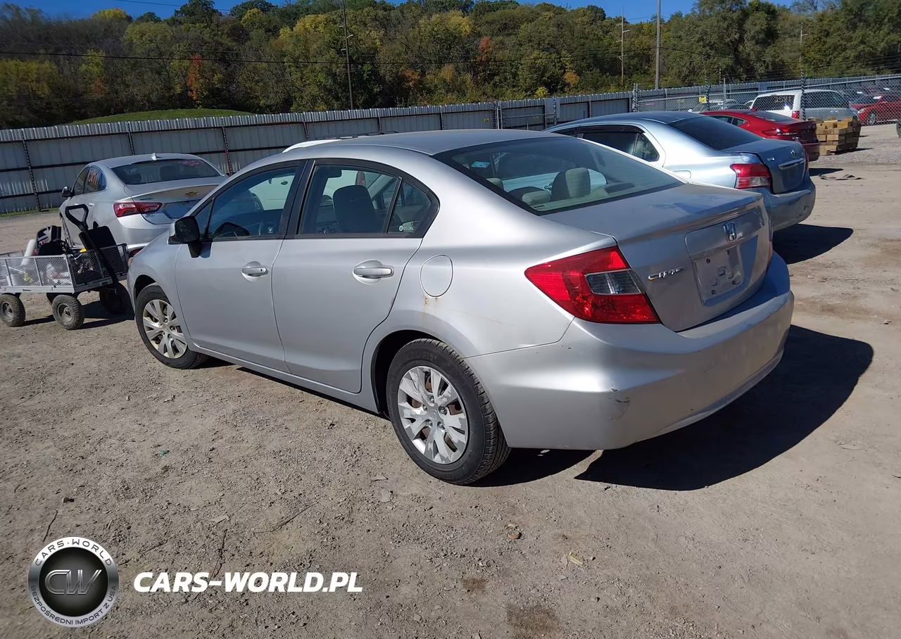 2012 Honda Civic Lx VIN:19XFB2F54CE072737 - 3