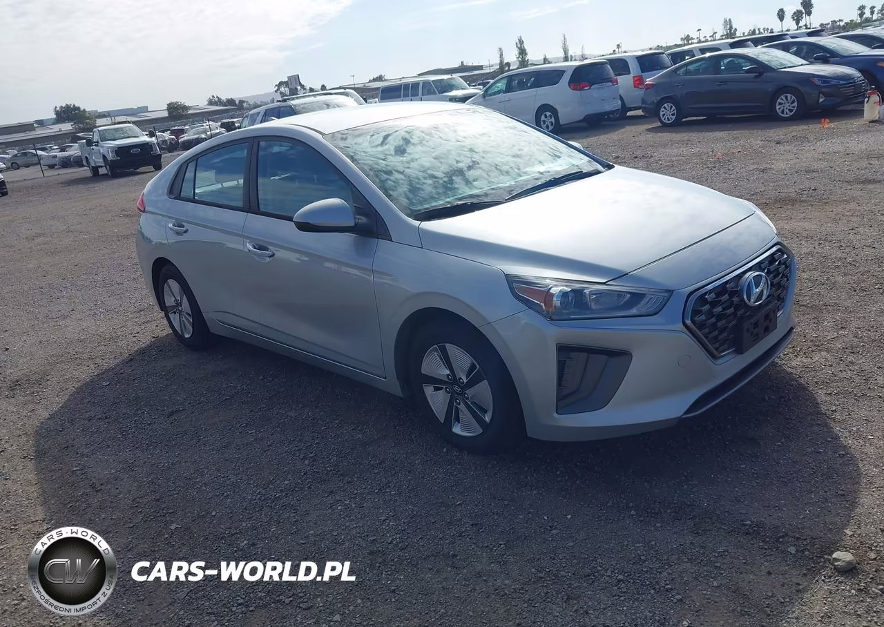2021 Hyundai Ioniq Hybrid Blue VIN:KMHC65LC5MU247474 - 1