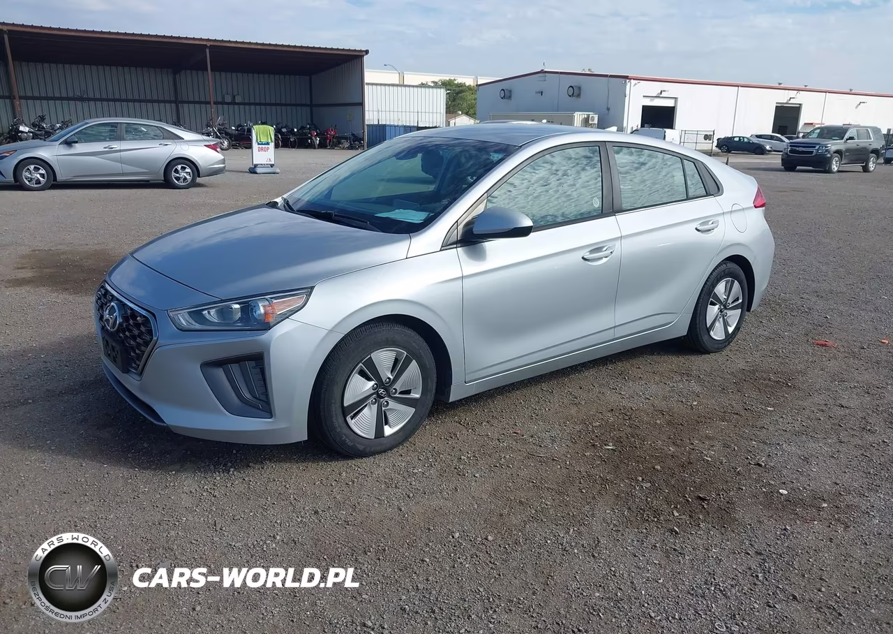 2021 Hyundai Ioniq Hybrid Blue VIN:KMHC65LC5MU247474 - 2
