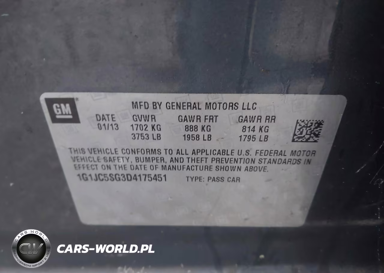 2013 Chevrolet Sonic Lt Auto VIN:1G1JC5SG3D4175451 - 9