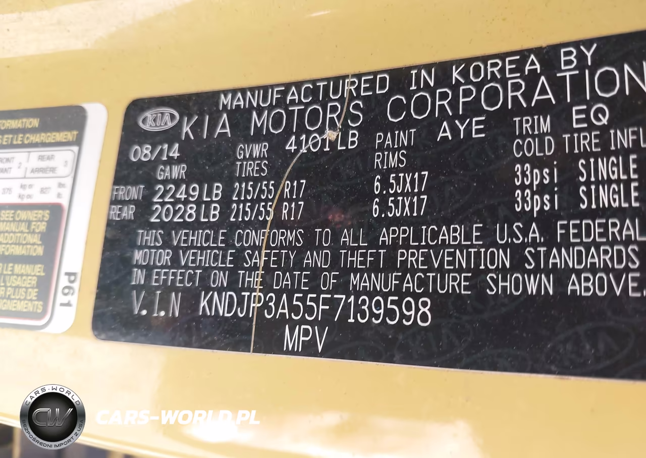 2015 Kia Soul + VIN:KNDJP3A55F7139598 - 9