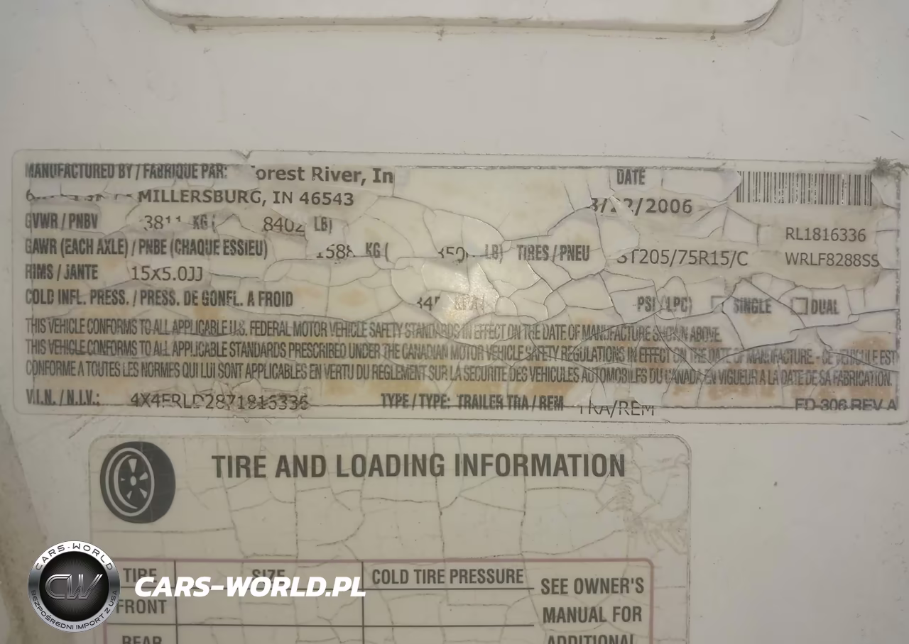 2007 Rockwood 5Th Wheel VIN:4X4FRLD2871816336 - 9