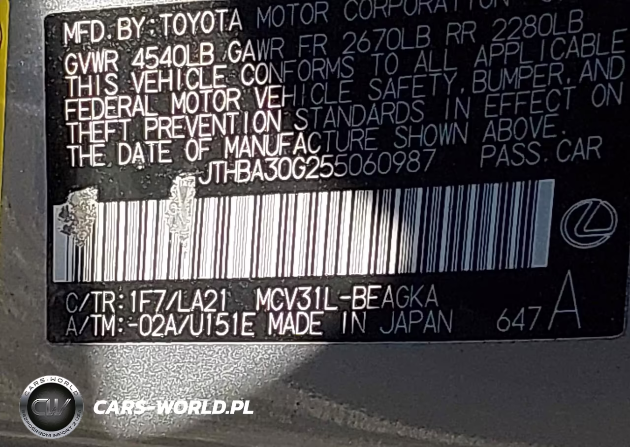 2005 Lexus Es 330 VIN:JTHBA30G255060987 - 9