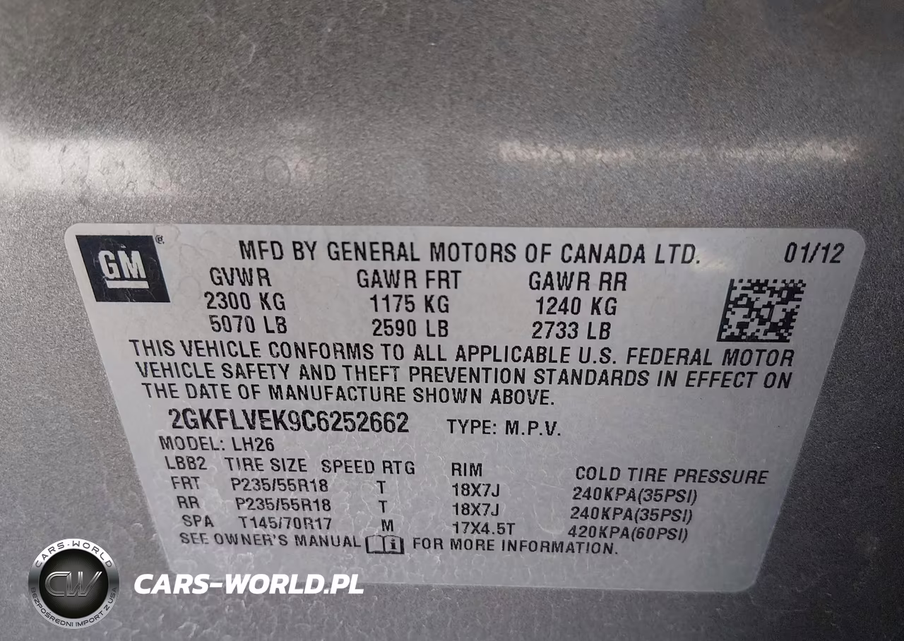 2012 GMC Terrain Slt-1 VIN:2GKFLVEK9C6252662 - 9