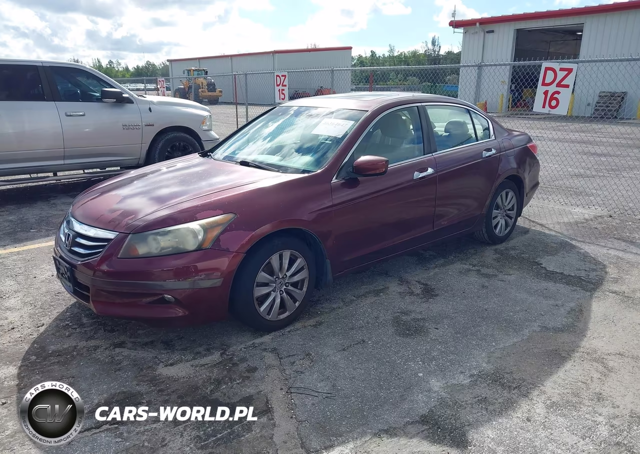 2012 Honda Accord 3.5 Ex-L VIN:1HGCP3F86CA021491 - 2