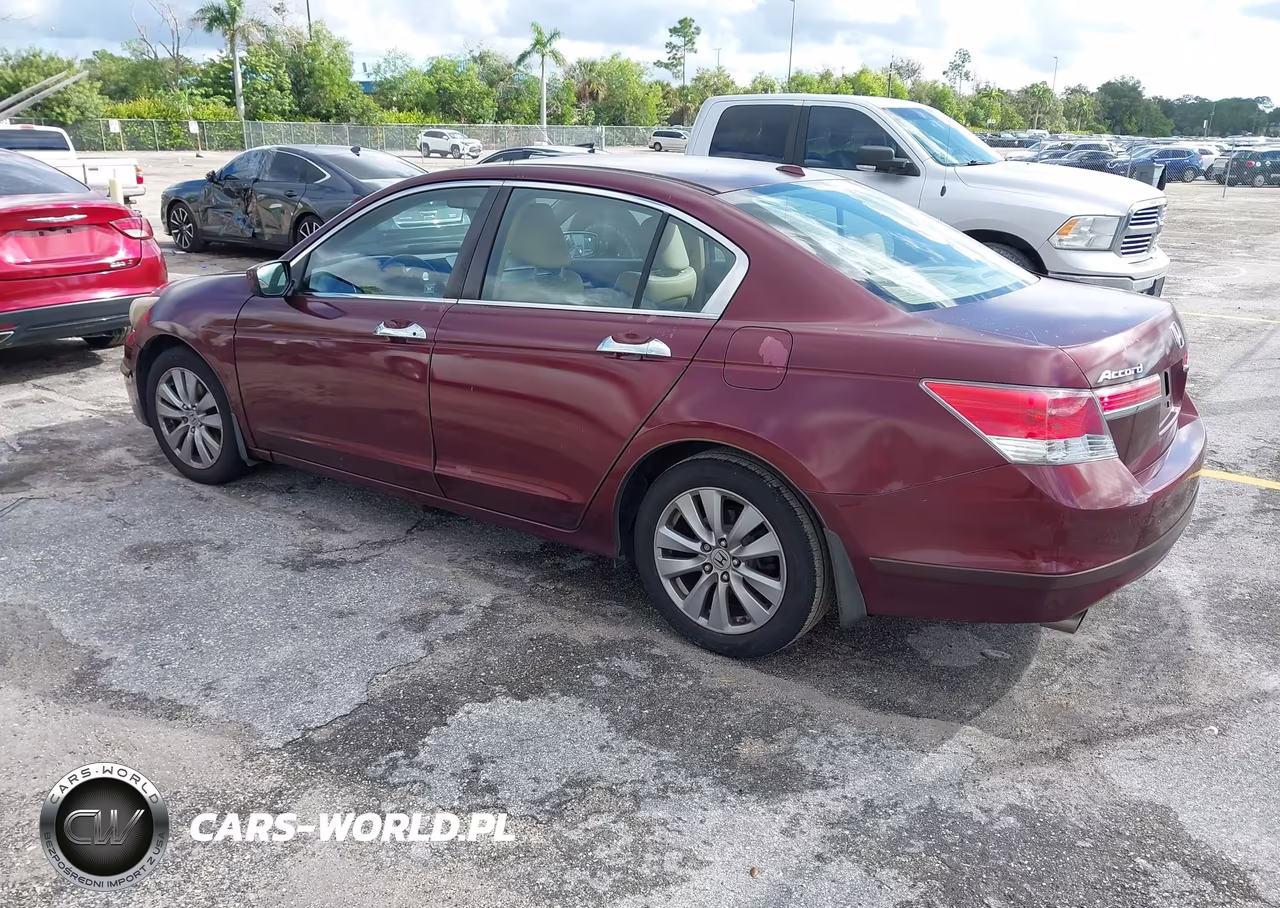 2012 Honda Accord 3.5 Ex-L VIN:1HGCP3F86CA021491 - 3