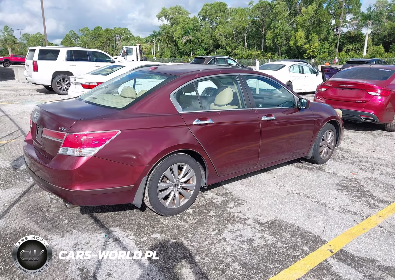 2012 Honda Accord 3.5 Ex-L VIN:1HGCP3F86CA021491 - 4