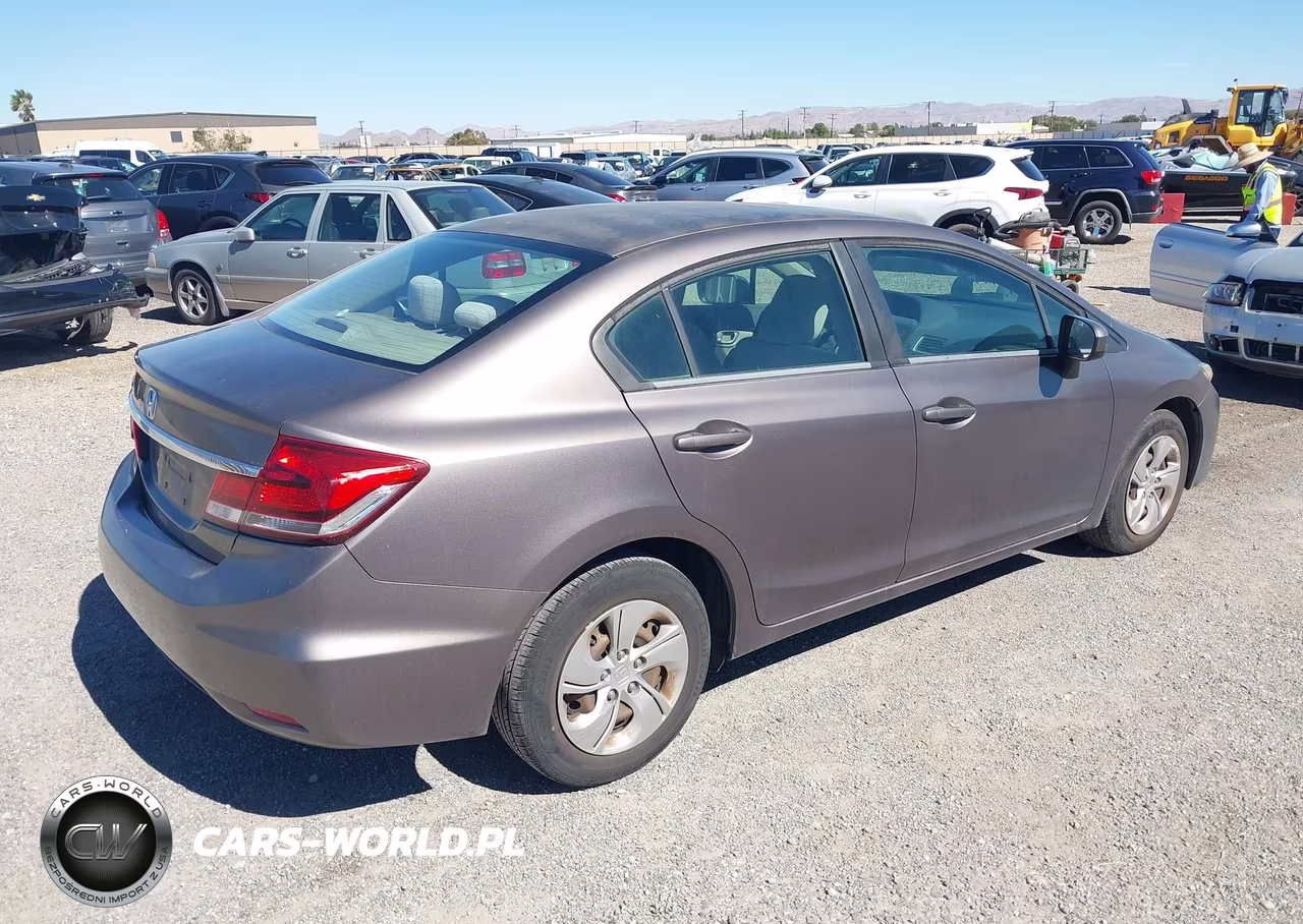 2015 Honda Civic Lx VIN:19XFB2F57FE276730 - 4