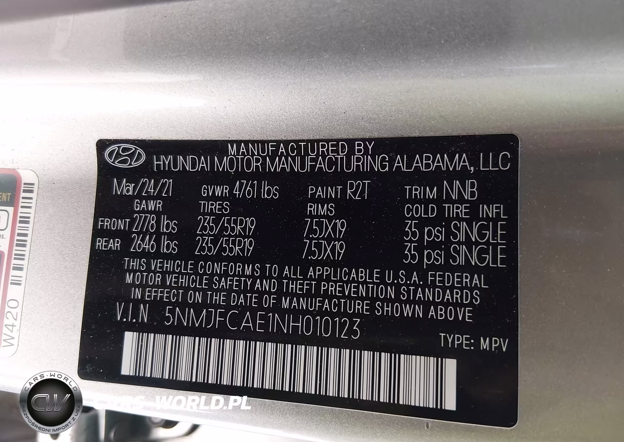 2022 Hyundai Tucson Sel VIN:5NMJFCAE1NH010123 - 9