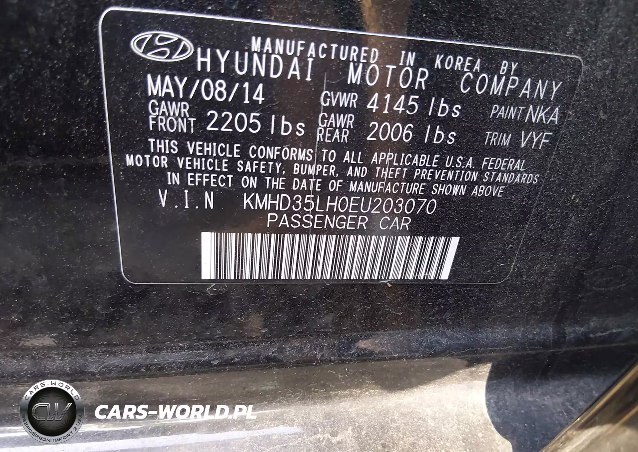 2014 Hyundai Elantra Gt VIN:KMHD35LH0EU203070 - 9