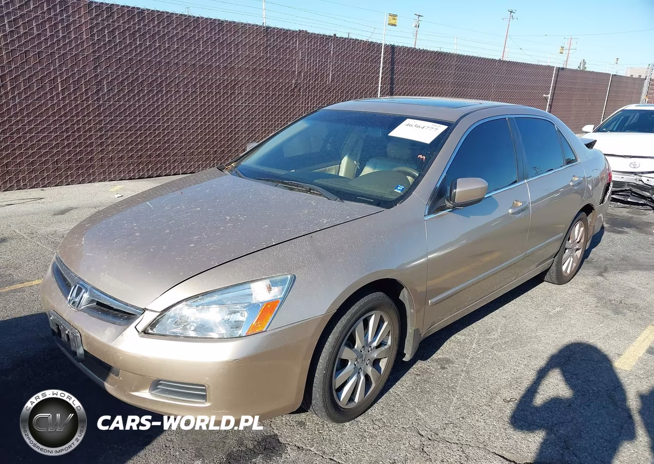 2007 Honda Accord 3.0 Ex VIN:1HGCM66577A023661 - 2