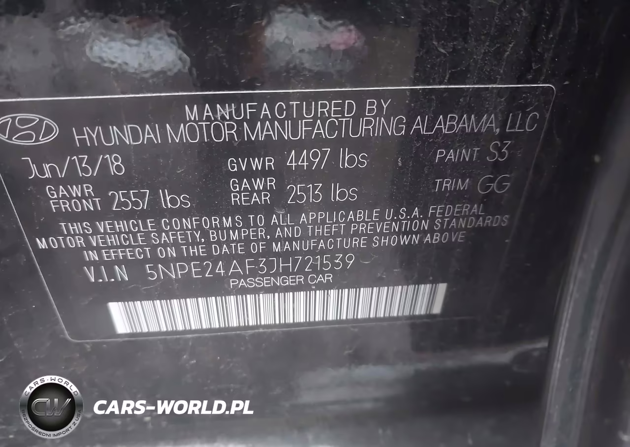 2018 Hyundai Sonata Se VIN:5NPE24AF3JH721539 - 9