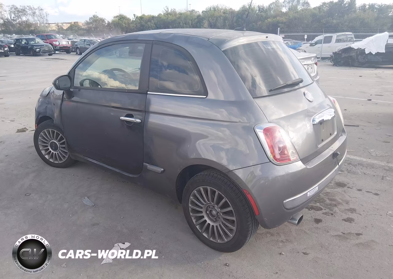 2012 Fiat 500 Lounge VIN:3C3CFFCR2CT108575 - 3